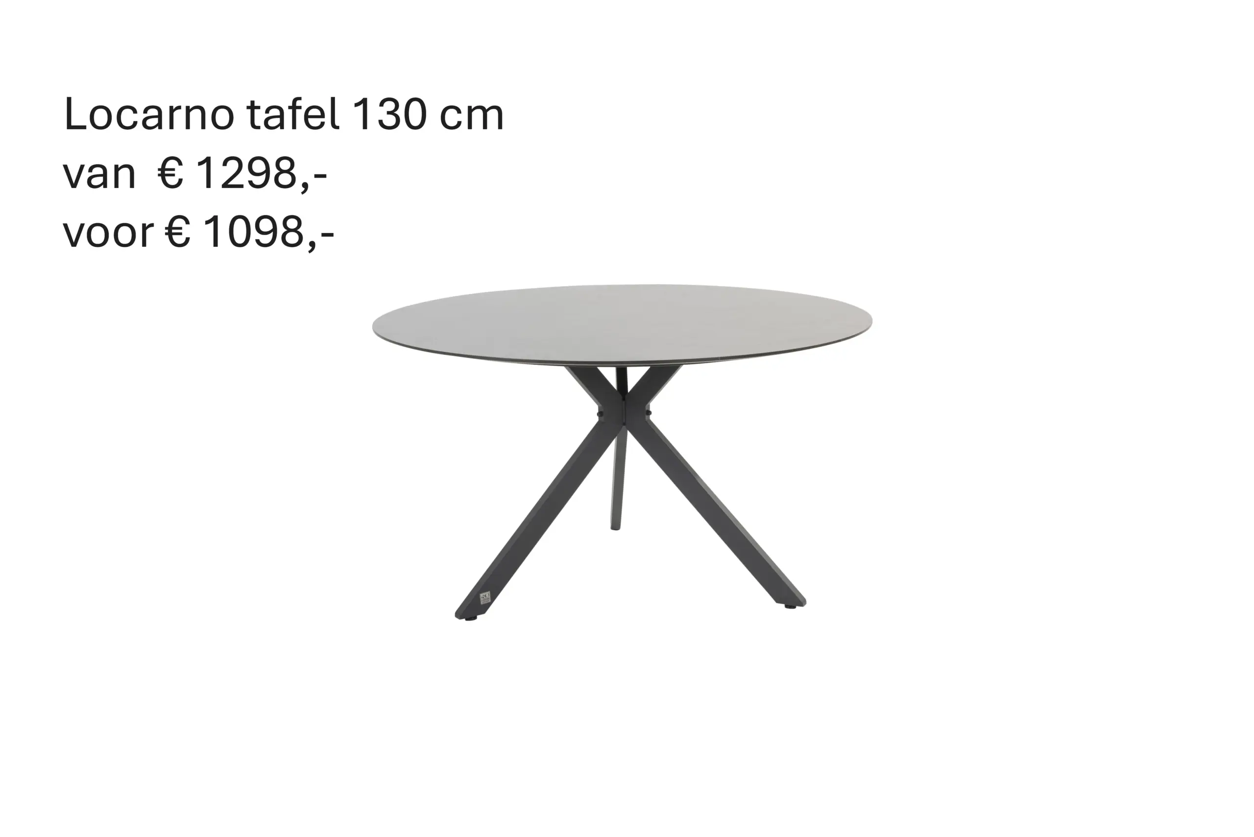 17029 17030 Locarno Dining Table 130cm Hpl Slate Anthracite 01