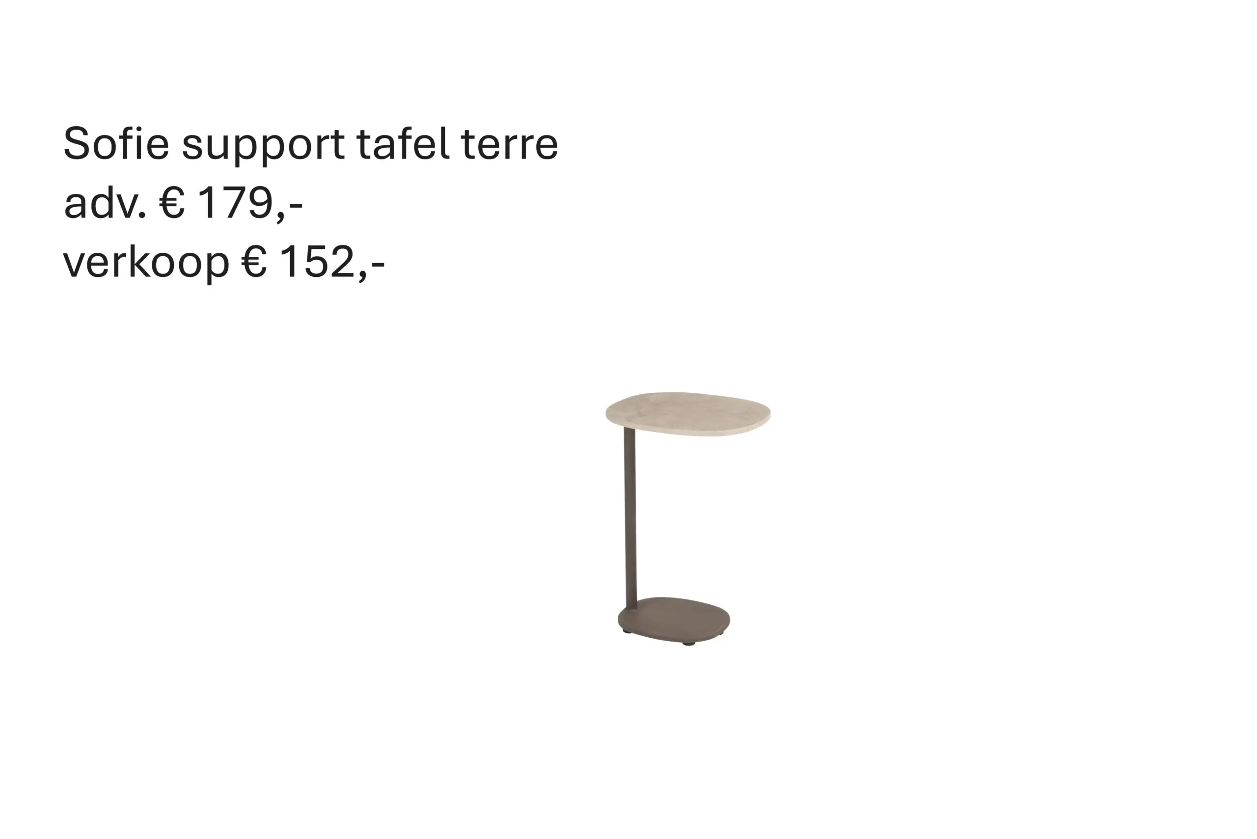17125 Sofie Support Table Ceramic 35x30x50cm 01