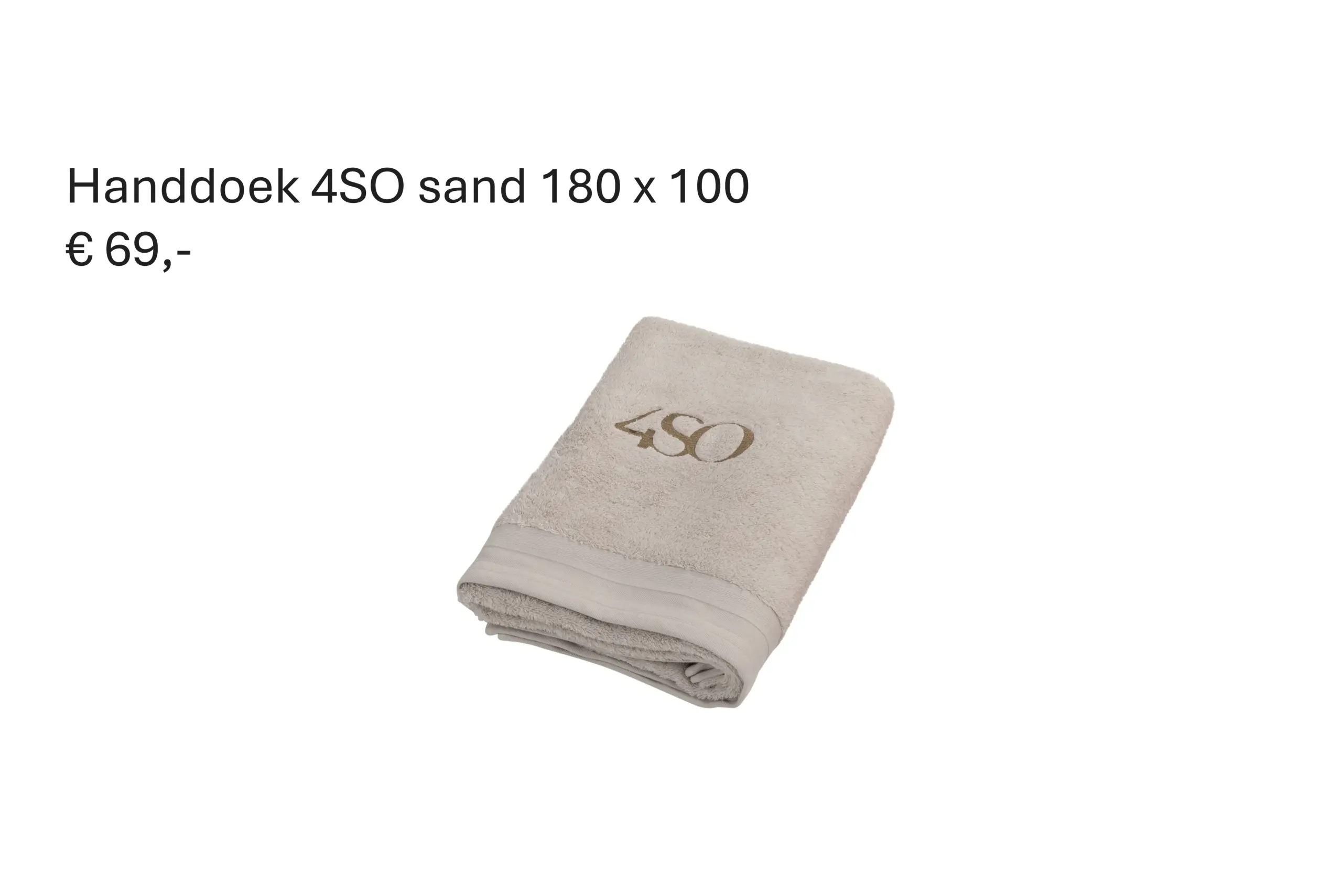 70002 Towel 180x100cm Sand 01