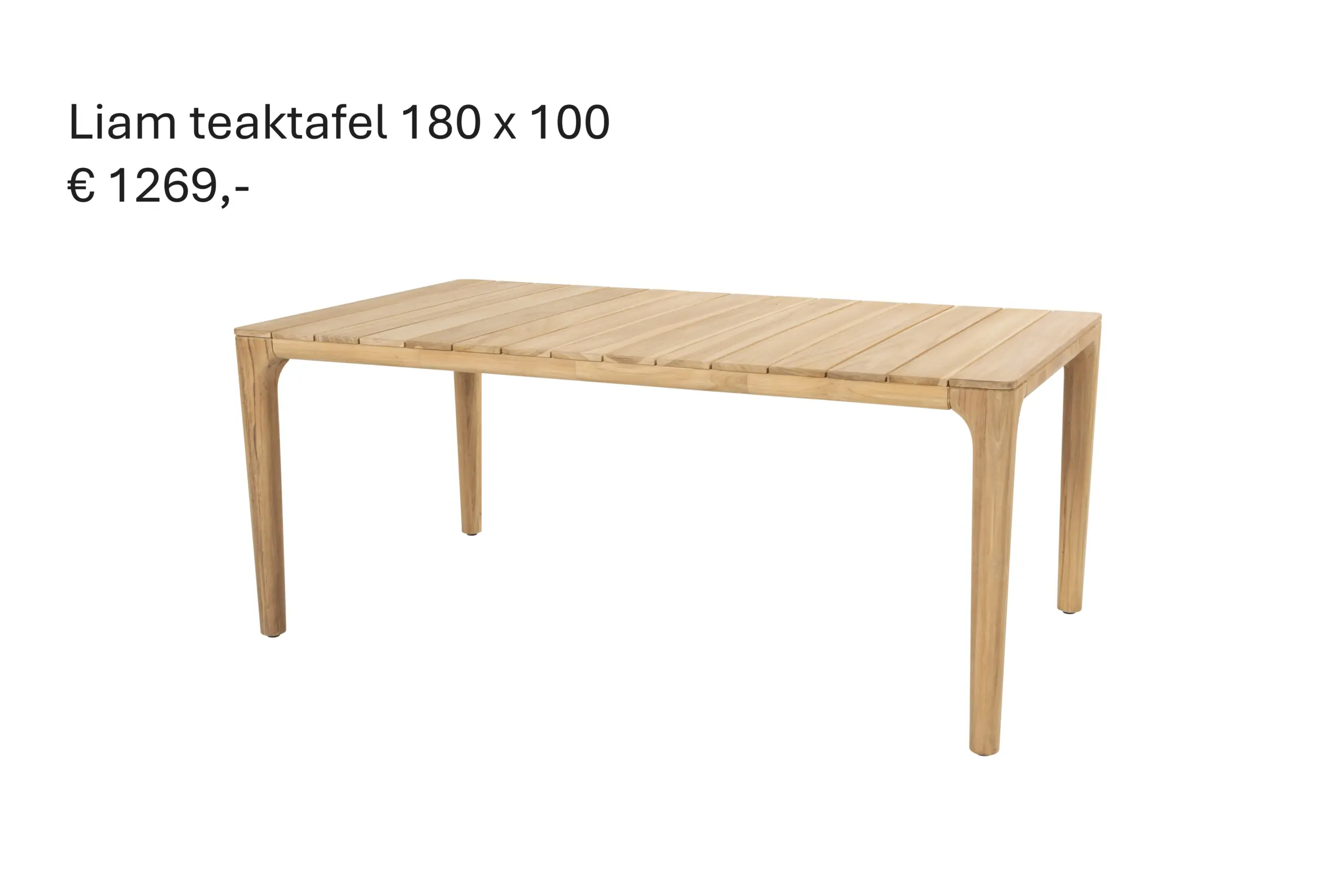 91488 Liam Dining Table Teak 180x100cm 01
