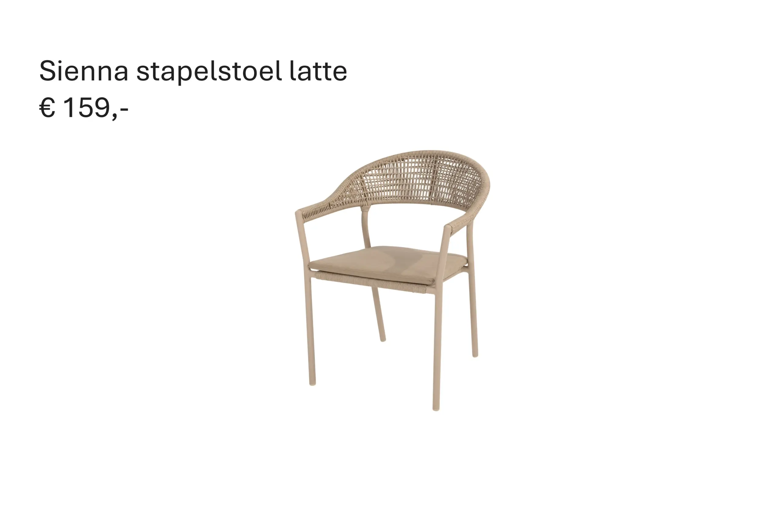 91578 Sienna Stackable Dining Chair Latte With Cushion 01