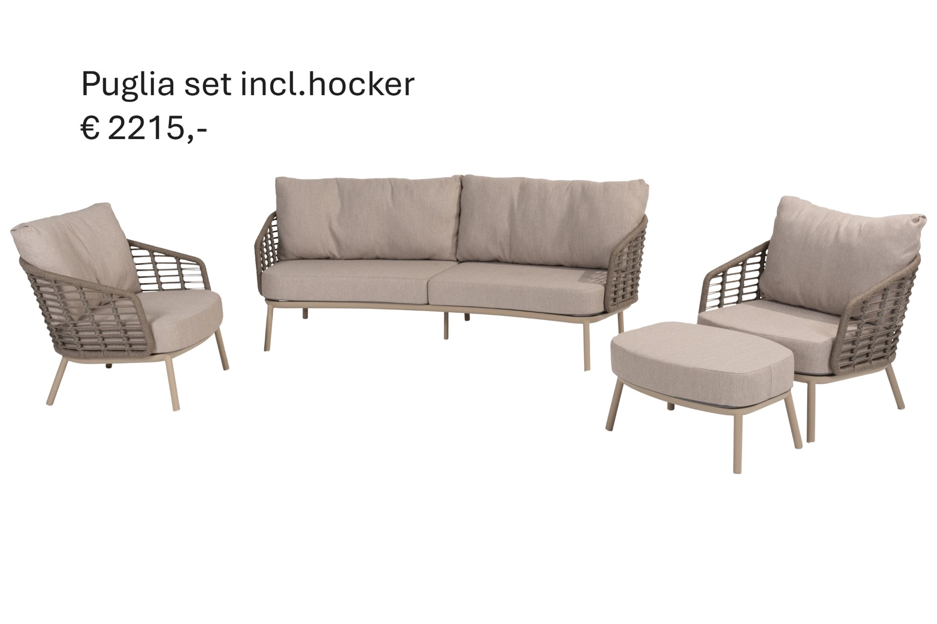Puglia Set Incl. Hocker